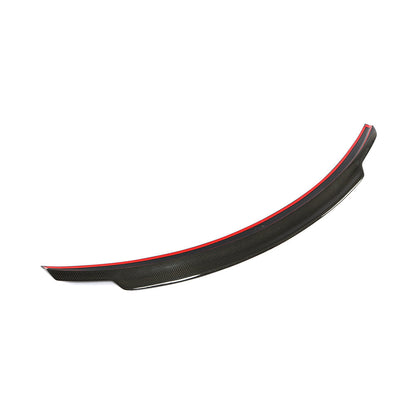 C74 style Carbon Fiber Highkick Trunk Spoiler Wing For Mercedes Benz C class W205/C43 C450 C63 AMG(2014-2018)