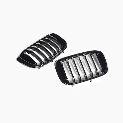 Single Slat Gloss Black Front Grille for BMW X3 G01 Pre-LCI (2017–2021)