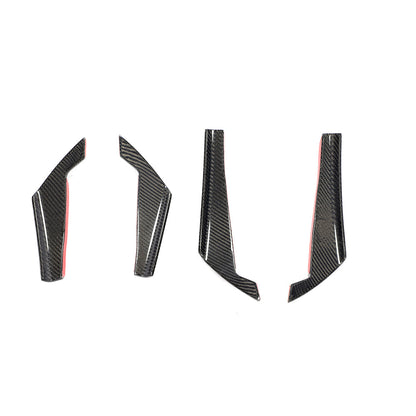 ST Style Carbon Fiber Front Canards For Audi A4 B9 Pre-LCl (2016-2019)