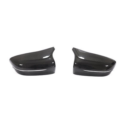 ST Style Carbon Fiber ADD ON Mirror Caps for BMW 5 Series M5 F90 Pre-LCI (2017-2020)