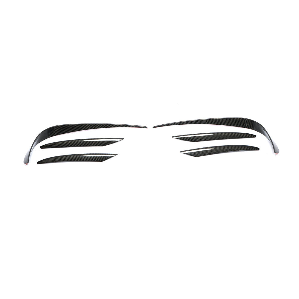 ST Style Carbon Fiber Front Canards for Mercedes Benz E-Class W213 Pre-Facelift (2016-2020)