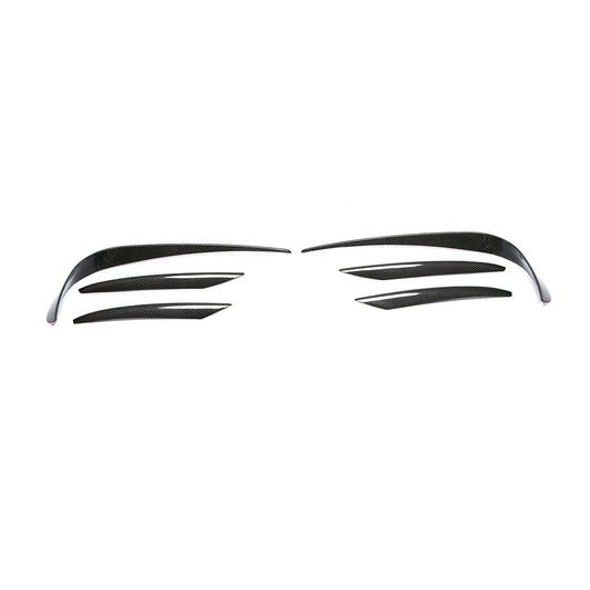 ST Style Carbon Fiber Front Canards for Mercedes Benz E-Class W213 Pre-Facelift (2016-2020)