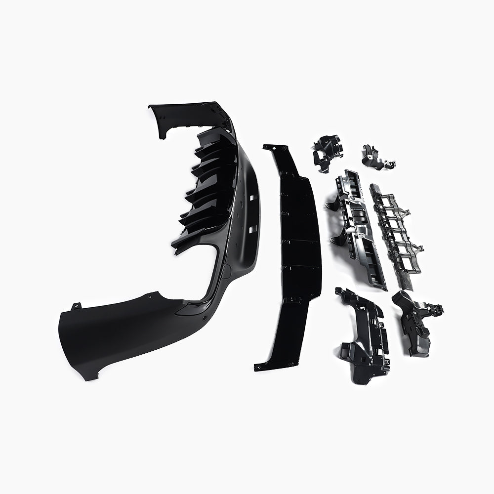 Mercedes-Benz GLC C253 (2016–2022) GLC63 Rear Diffuser/For AMG Coupe/Black