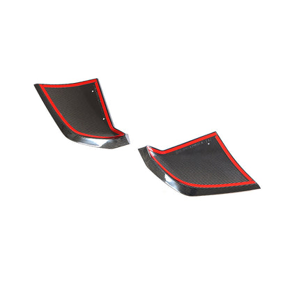 ST Style Carbon Fiber Rear Splitters For Audi R8 4S Pre‑LCI (2016–2018)
