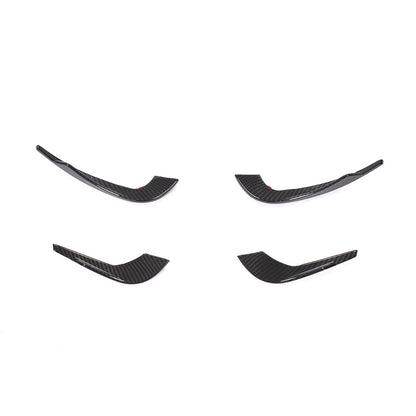 ST Style Carbon Fiber Front Canards For Audi A4 / S4 B9 Pre-LCl