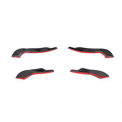 ST Style Carbon Fiber Front Canards For Audi A4 / S4 B9 Pre-LCl