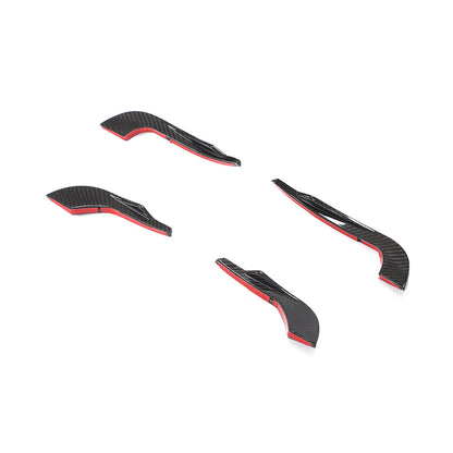 ST Style Carbon Fiber Front Canards For Audi A4 / S4 B9 Pre-LCl
