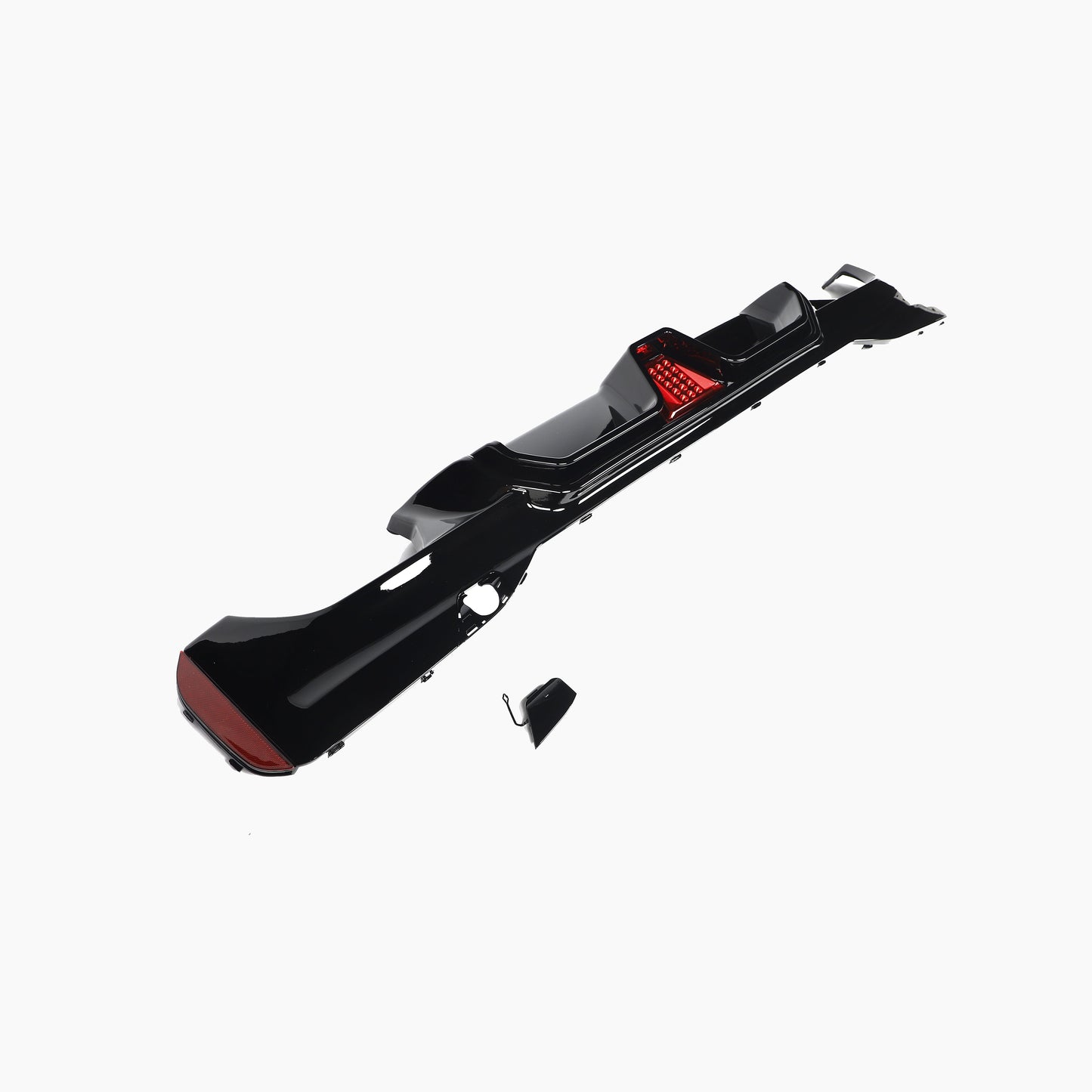 BMW 5 Series G30 (2017–2023) M5 CS Rear Diffuser With LED Light/For M-Tech/18-22 /Gloss Black