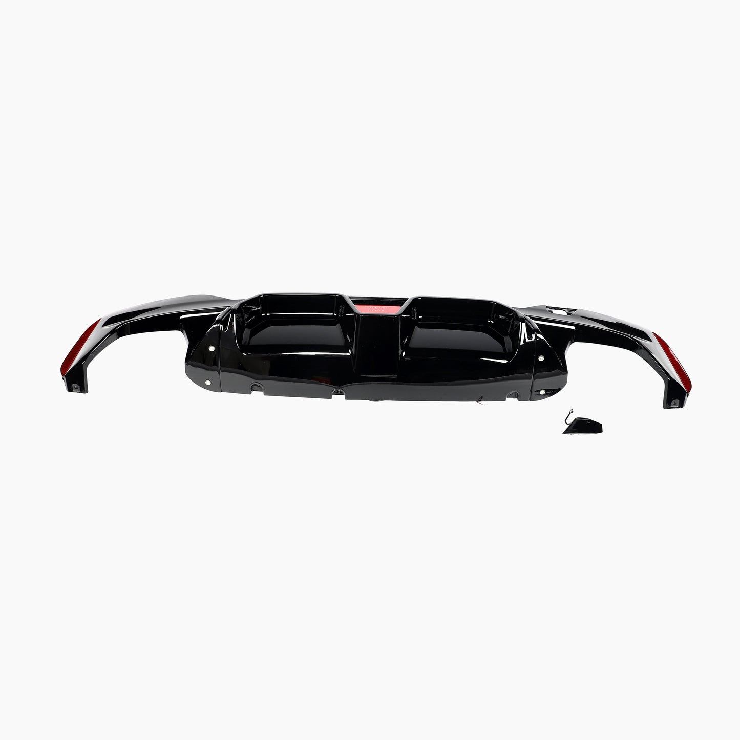 BMW 5 Series G30 (2017–2023) M5 CS Rear Diffuser With LED Light/For M-Tech/18-22 /Gloss Black