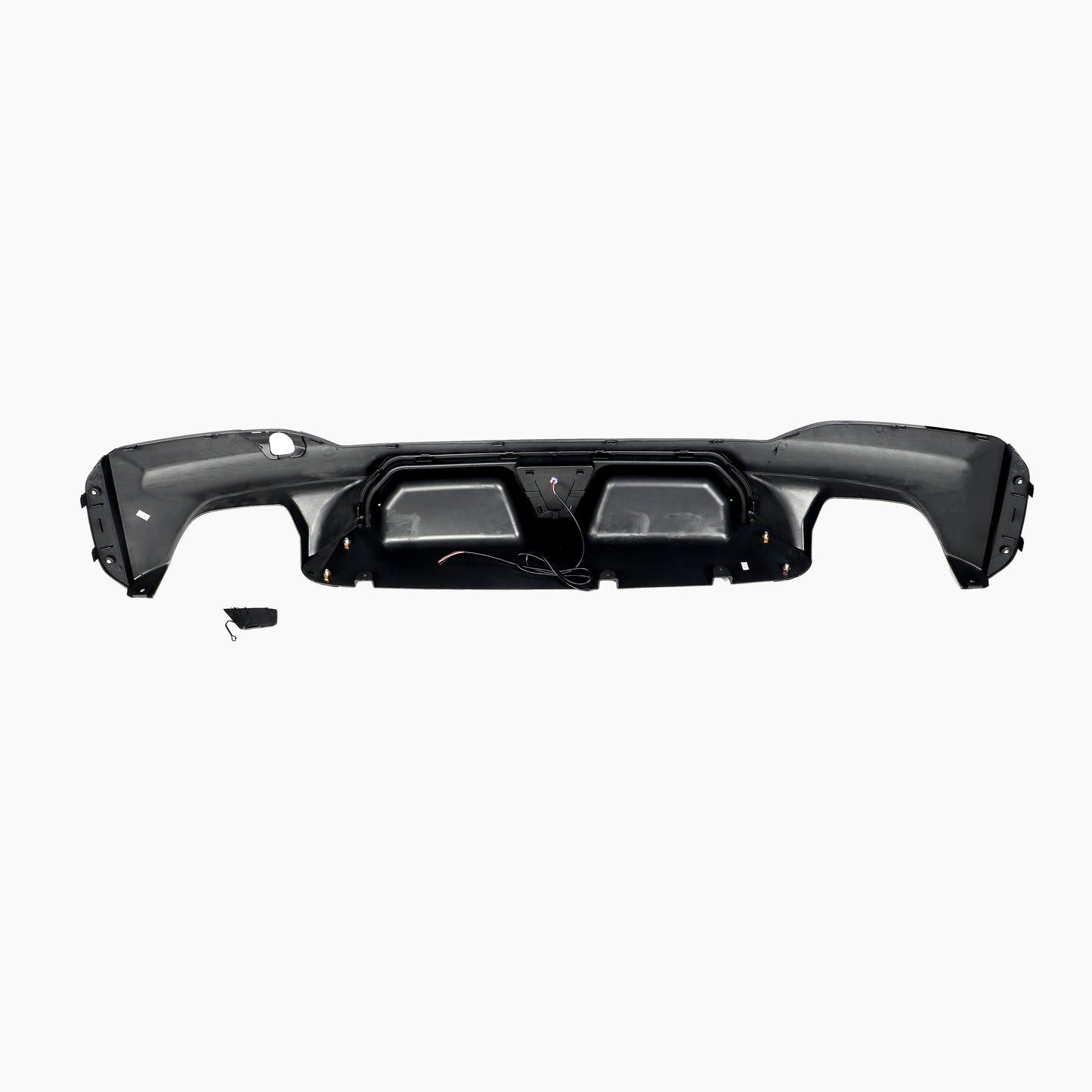 BMW 5 Series G30 (2017–2023) M5 CS Rear Diffuser With LED Light/For M-Tech/18-22 /Gloss Black