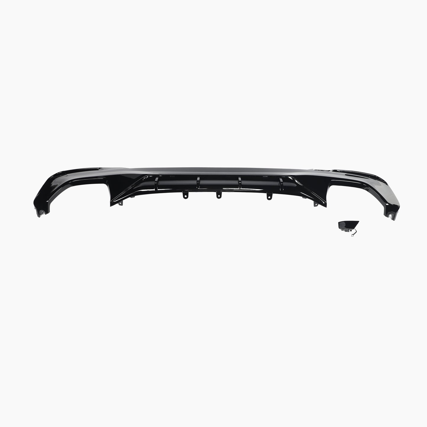 BMW 5 Series G30 (2017–2023) M-Performance Rear Diffuser/For M-Tech Gloss Black