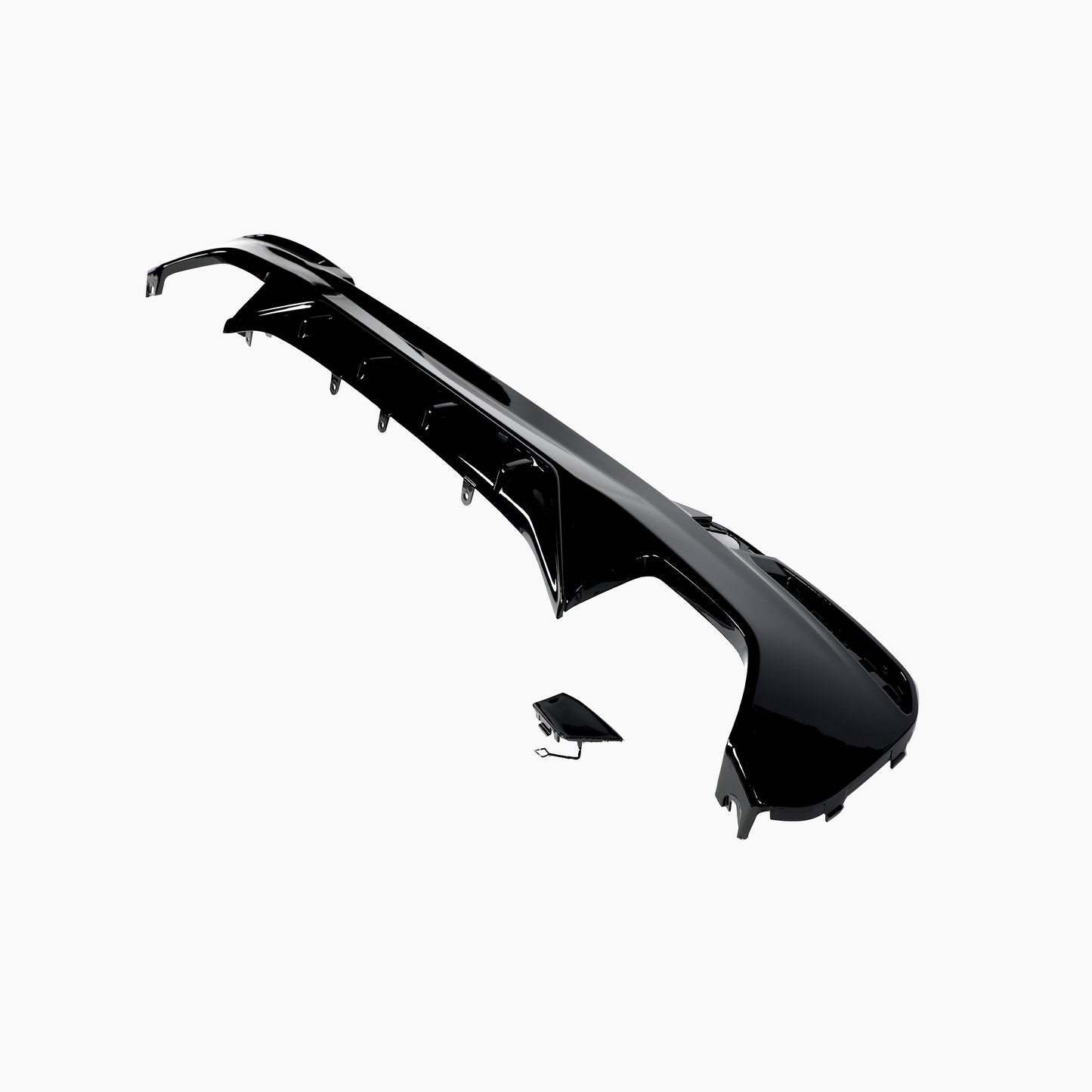 BMW 5 Series G30 (2017–2023) M-Performance Rear Diffuser/For M-Tech Gloss Black