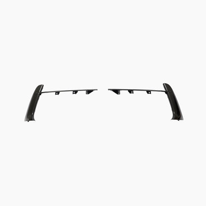 Replacement Style Carbon Fiber Front Bumper Canards for Chevrolet Corvette C8 2020-2022