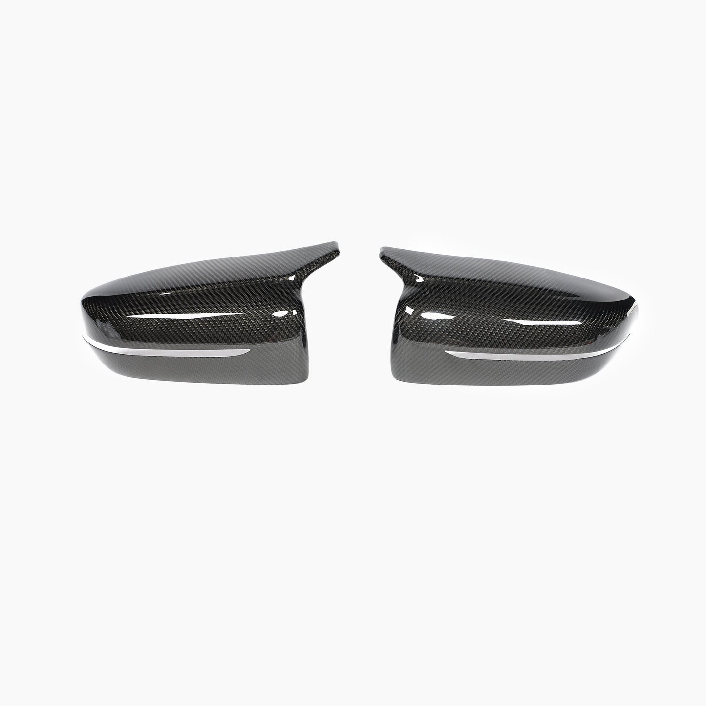 RHD ST Style Carbon Fiber add on Mirror Caps for BMW 3/4/5/6/7/8 series