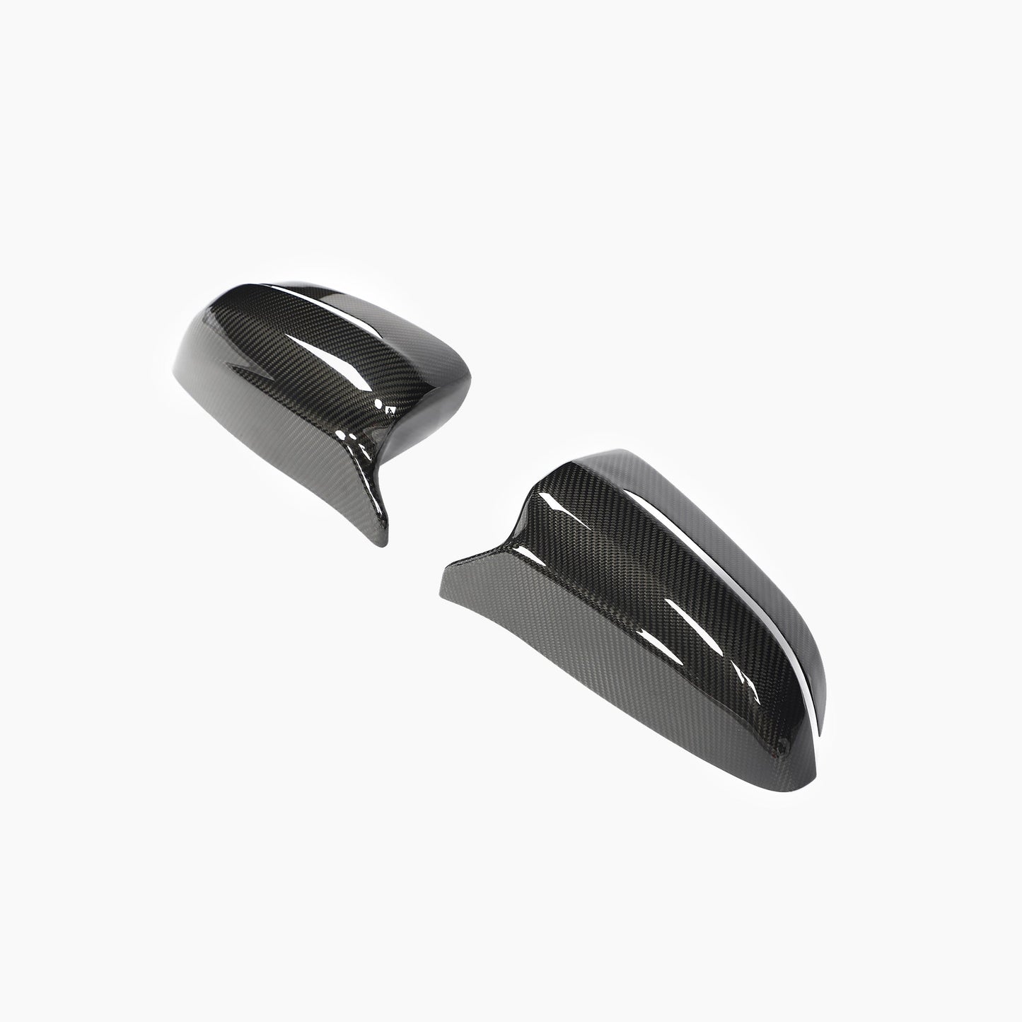 RHD ST Style Carbon Fiber add on Mirror Caps for BMW 3/4/5/6/7/8 series