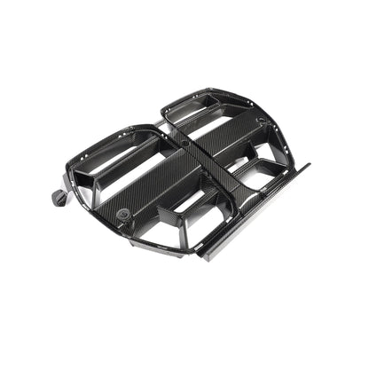 CSL Style Prepreg Carbon Fiber Front Grille Without ACC for BMW M3 G80/G81 M4 G82/G83 (2021+)