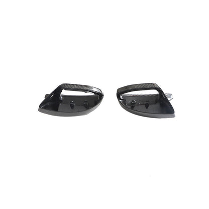 Carbon Fiber REPLACEMENT Mirror Cover Caps for Audi A6/S6/RS6/A7/S7/RS7 (2019-2024)