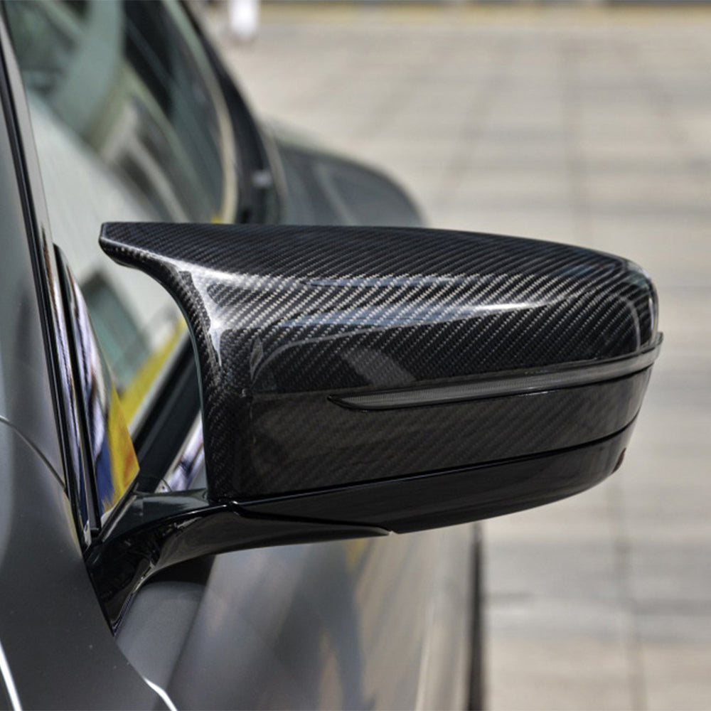 ST Style Carbon Fiber REPLACEMENT Mirror Caps for BMW 5 Series M5 F90 Pre-LCI (2017-2020)