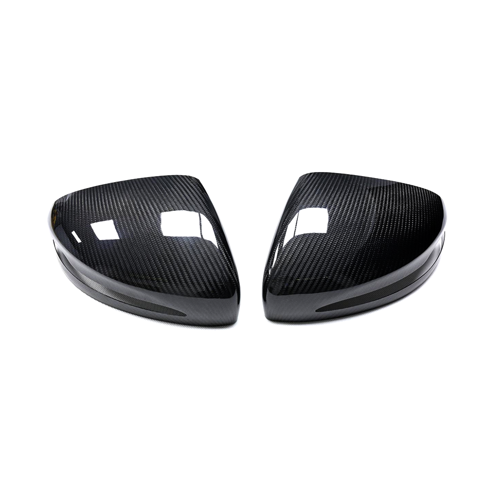 ST Style ADD ON Carbon Fiber Mirror Caps For Mercedes Benz G‑Class W463A Pre‑Facelift (2019–2023)