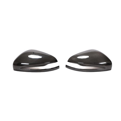 ST Style ADD ON Carbon Fiber Mirror Caps For Mercedes Benz G‑Class W463A Pre‑Facelift (2019–2023)