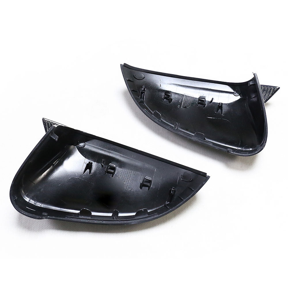 ST Style Carbon Fiber REPLACEMENT Mirror Caps for Audi A4 / S4 B9 B9.5 (2016-2023) RS4 LCI B9.5 (2019-2024) (Without Lane Assist)