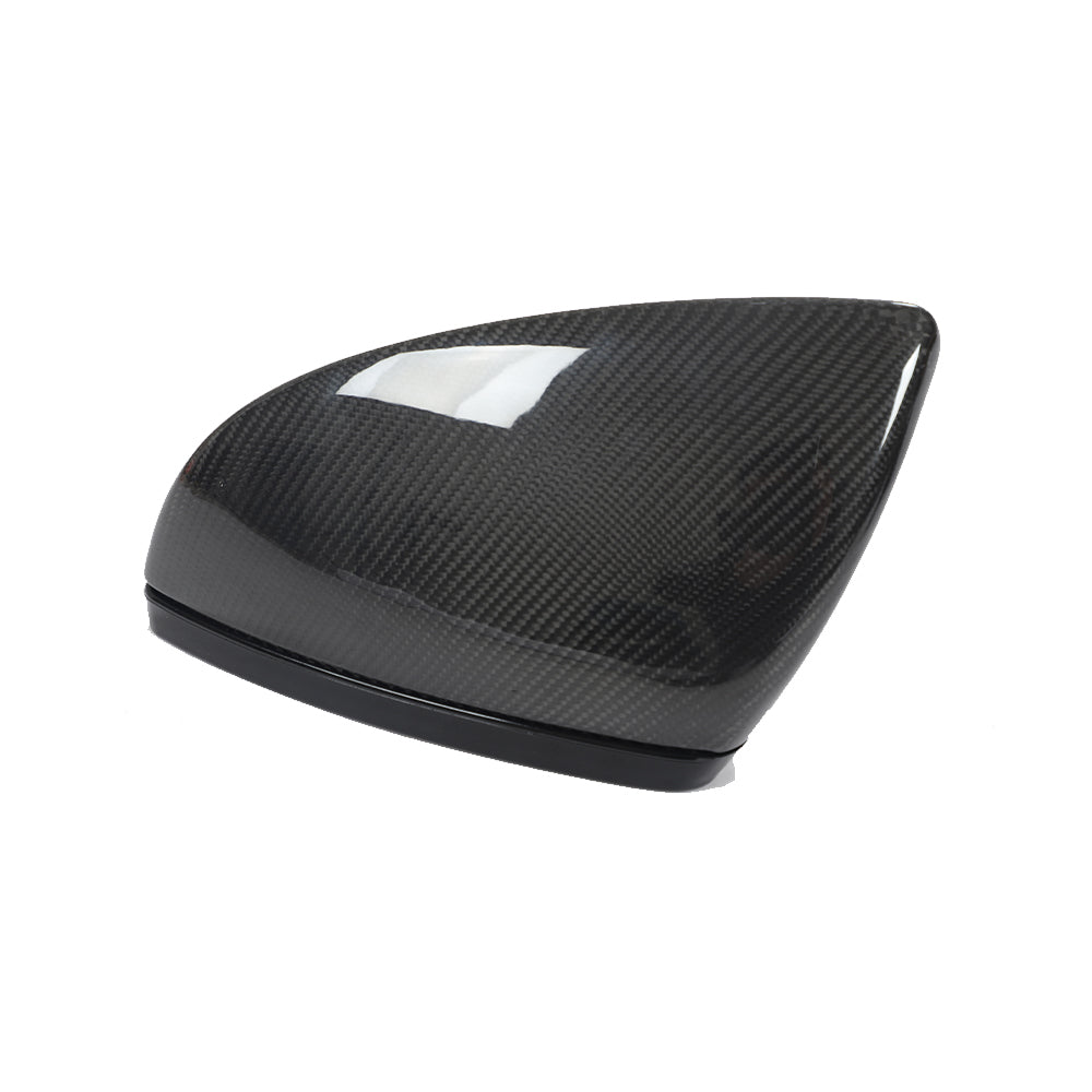 ST Style Carbon Fiber REPLACEMENT Mirror Caps for Audi A6/S6/RS6 A7/S7/RS7 C8 (2019-2024) (With Lane Assist)