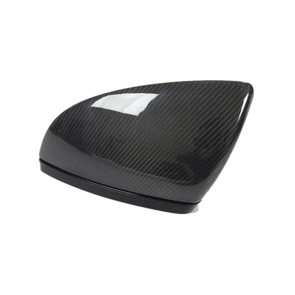ST Style Carbon Fiber REPLACEMENT Mirror Caps for Audi A6/S6/RS6 A7/S7/RS7 C8 (2019-2024) (With Lane Assist)