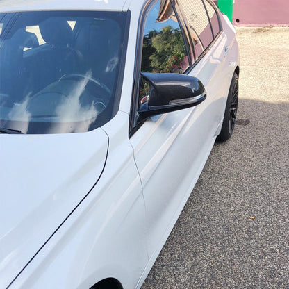 Carbon Fiber REPLACEMENT Mirror Covers for BMW F20 F30 F32 F33 F36 Sedan (2013-2017) *REVIEW*