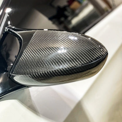 ST Style Carbon Fiber ADD ON Mirror Caps for BMW 3 Series M3 E92 (2007-2013)