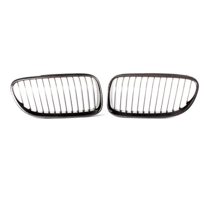 Single Slat Carbon Fiber Front Grille for BMW 3 Series E92 LCI (2010-2013)