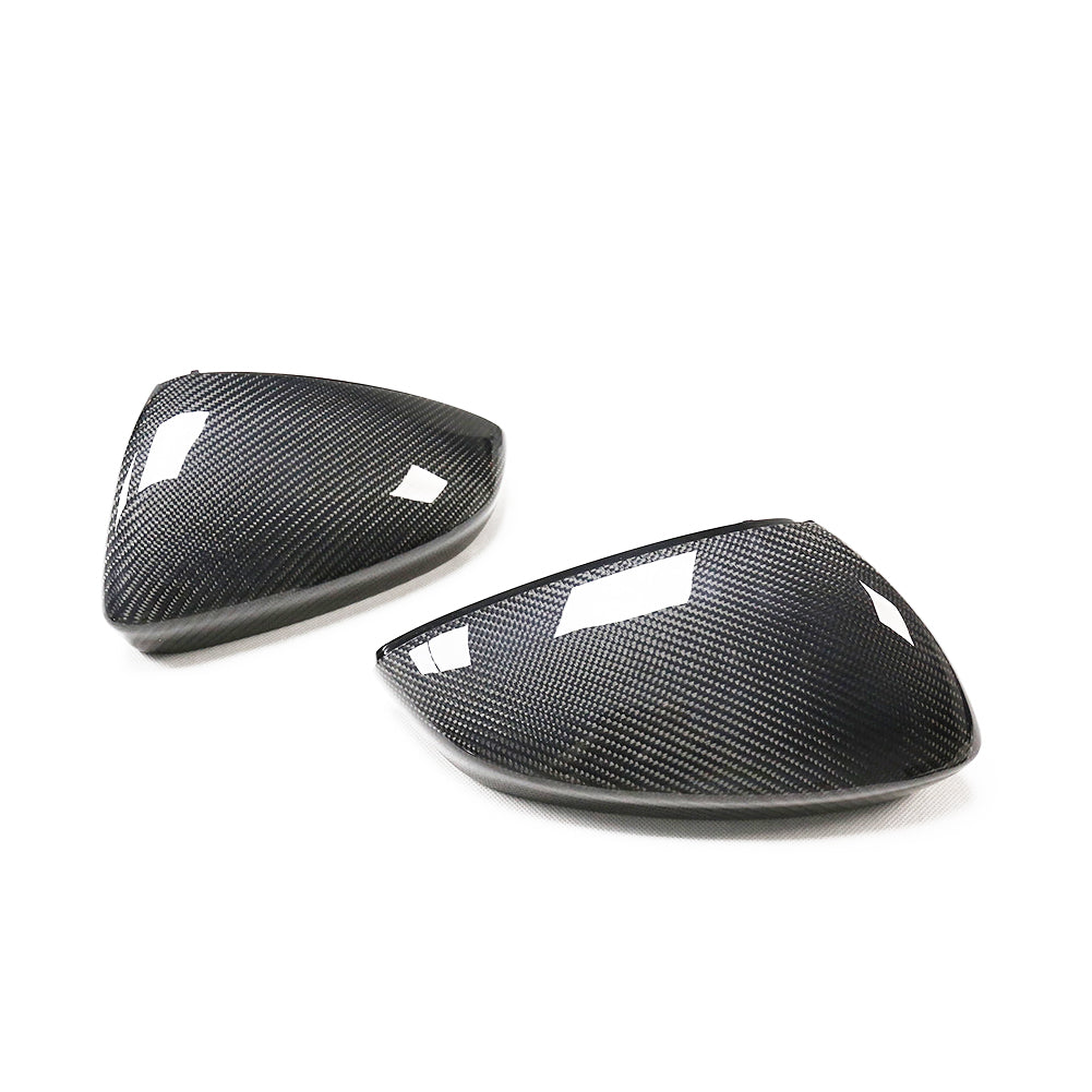 ST Style Carbon Fiber REPLACEMENT Mirror Caps for Audi A3/S3/RS3 8Y (2020-2024)