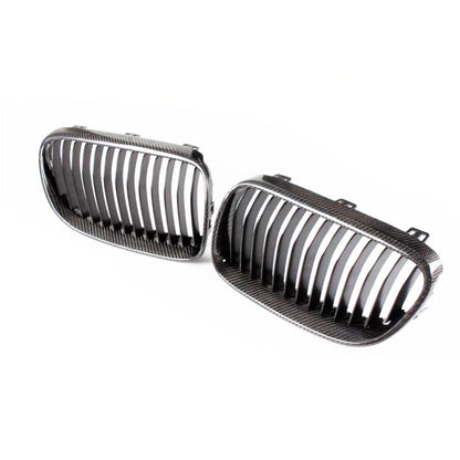 Single Slat Carbon Fiber Front Grille for BMW 3 Series E92 LCI (2010-2013)