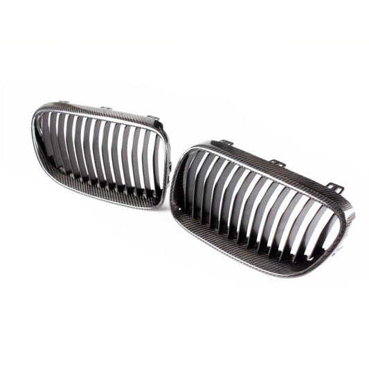 Single Slat Carbon Fiber Front Grille for BMW 3 Series E92 LCI (2010-2013)