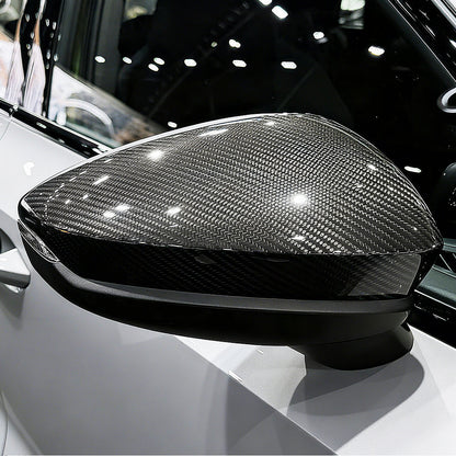 ST Style Carbon Fiber REPLACEMENT Mirror Caps for Audi A3/S3/RS3 8Y (2020-2024)