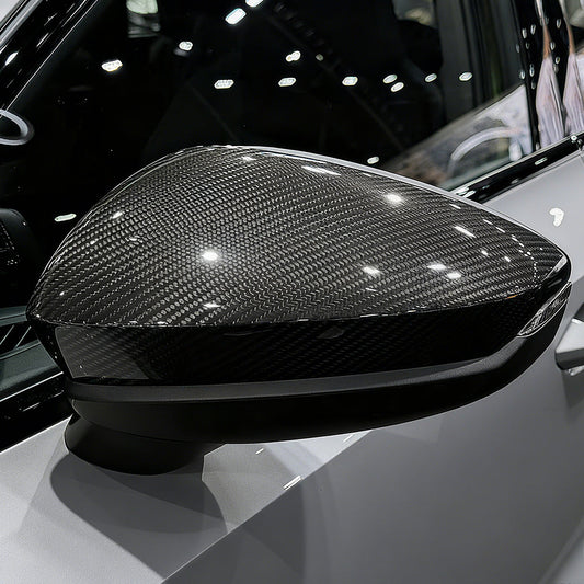 ST Style Carbon Fiber ADD ON Mirror Caps for Audi A3/S3/RS3 8Y (2020-2024)