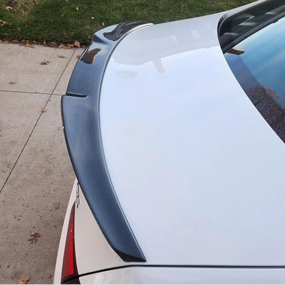 CS Style Carbon Fiber Trunk Spoiler for Mercedes Benz A-Class W177 Pre-Facelift Sedan (2018-2022)