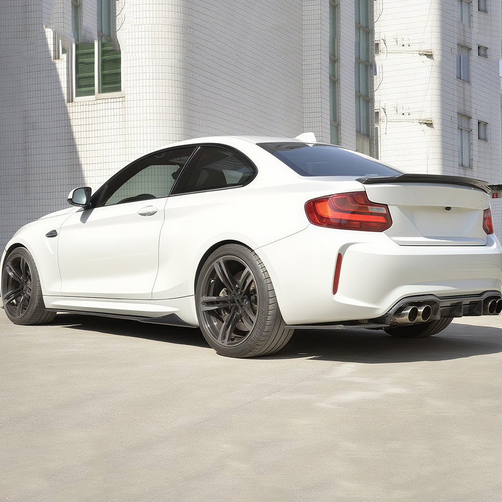 MTC Style Carbon Fiber Side Skirts for BMW M2 F87 Coupé (2016-2018)