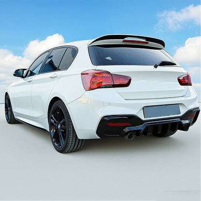 BMW 1 Series F20 (2015–2019) Competition Rear Diffuser/For M-tech Gloss Black