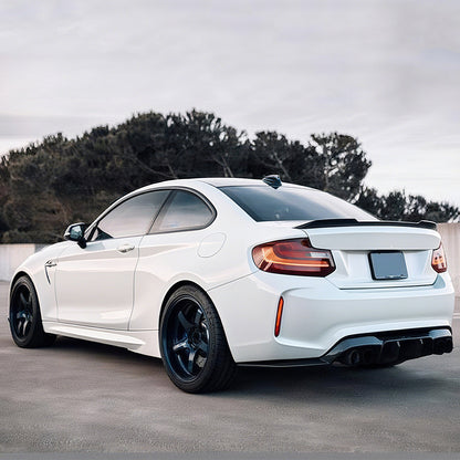 CS Style Carbon Fiber Rear Trunk Spoiler for BMW 2 Series F22 /M2 F87 Coupe（2014-2021)