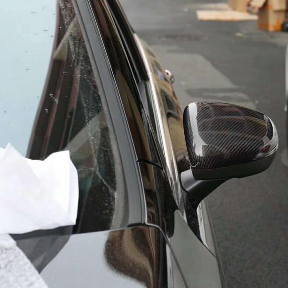 ST Style Carbon Fiber ADD ON Mirror Covers for Mercedes Benz A-Class W177 Pre-Facelift (2018-2022)