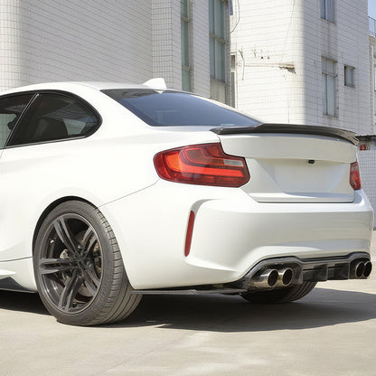 MTC Style Carbon Fiber Rear Diffuser for BMW M2 F87 Coupé (2016-2018)