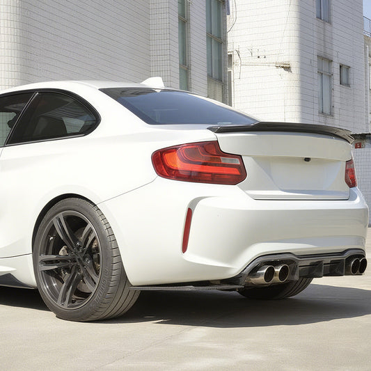 MTC Style Carbon Fiber Rear Diffuser for BMW M2 F87 Coupé (2016-2018)