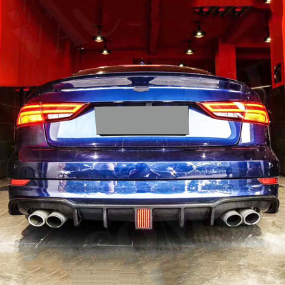 ST Style Carbon Fiber Rear Diffuser for Audi A3 Sline/S3 8.5V LCI (2017-2020)