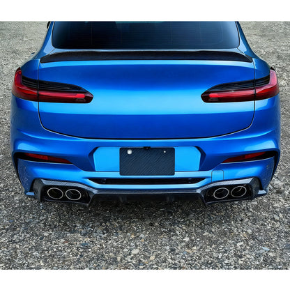 3D Style Carbon Fiber Rear Diffuser for BMW X4M F98 Pre-LCI (2019-2021)