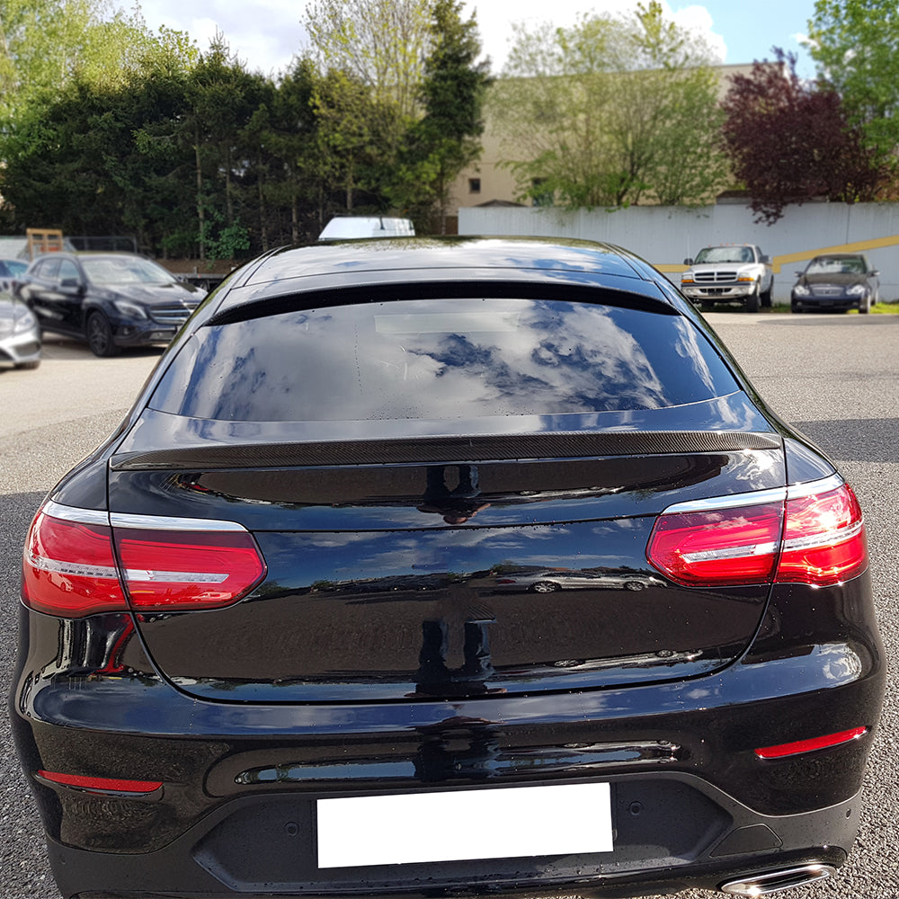 ST Style Carbon Fiber Rear Trunk Spoiler for Mercedes Benz GLC C253 (Coupé) & GLC 63 AMG X Pre‑Facelift (2017–2019)