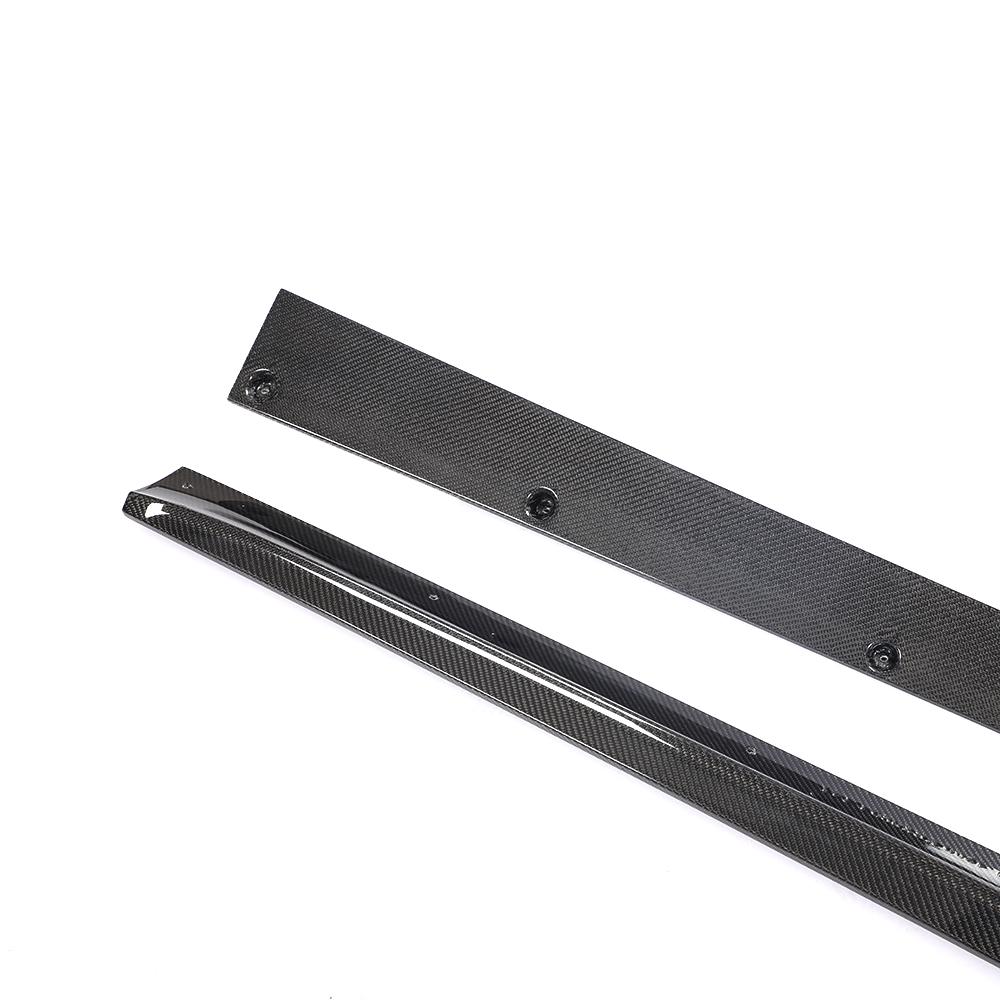 ST Style Carbon Fiber Side Skirts For Mercedes Benz AMG GT 4‑Door X290 Pre‑Facelift (2019–2021)