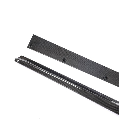 ST Style Carbon Fiber Side Skirts For Mercedes Benz AMG GT 4‑Door X290 Pre‑Facelift (2019–2021)