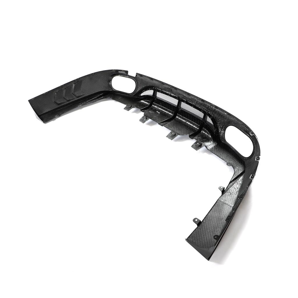ST Style Carbon Fiber Rear Diffuser For Mercedes Benz AMG GT 4‑Door X290 Pre‑Facelift (2019–2021)