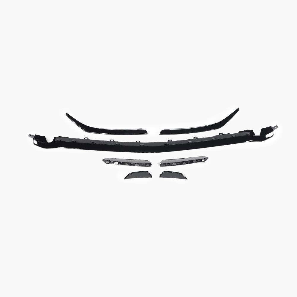 Matte Black Front Lip for Mercedes Benz A-Class W177 AMG Hatchback (2018+)