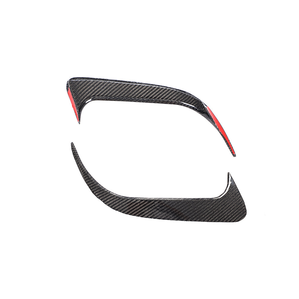 ST Style Carbon Fiber Rear Canards for Mercedes Benz CLA C117 & CLA 45 AMG  Pre‑Facelift & Facelift (2013–2019)